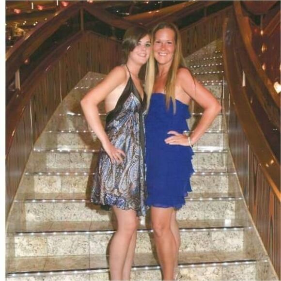 Express Dresses & Skirts - Royal blue ruffle dress